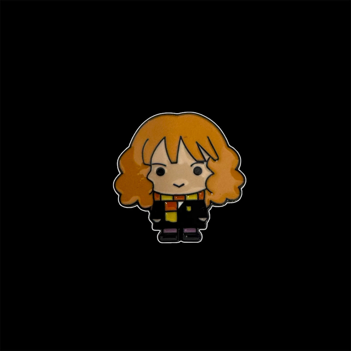 Spilletta in Metallo Smaltato - Hermione Granger Chibi / Harry Potter Saga Fantasy Magia Nerd