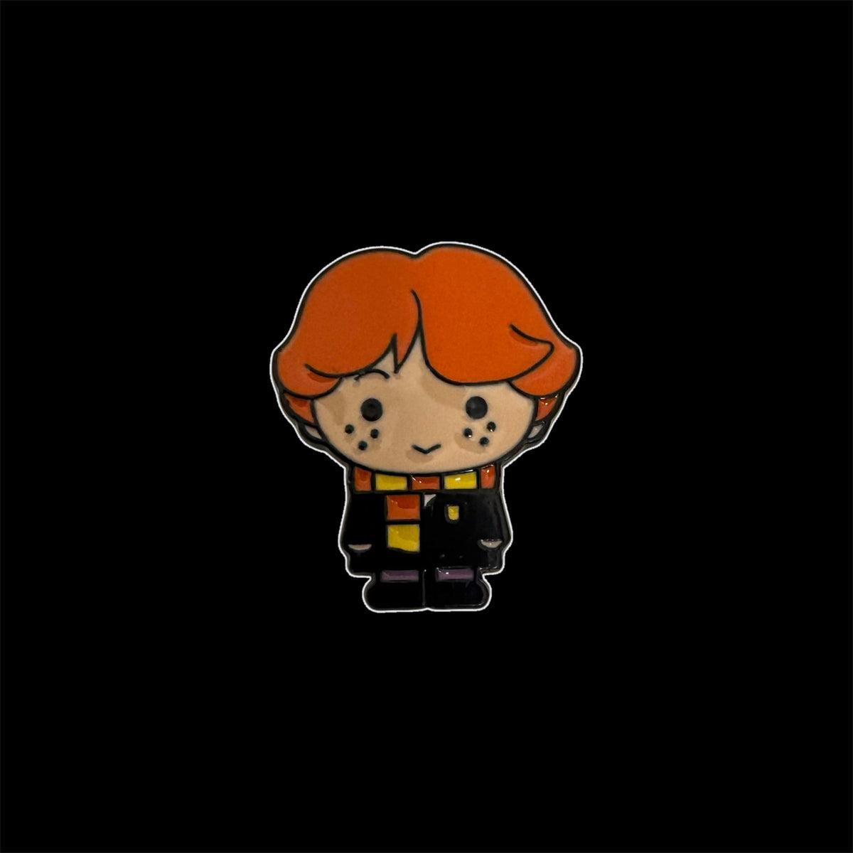 Spilletta in Metallo Smaltato - Ron Weasley Chibi / Harry Potter Saga Fantasy Magia Nerd