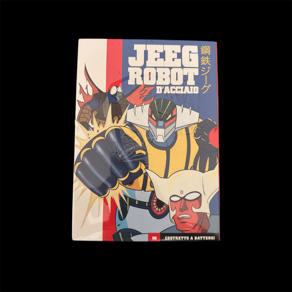 DVD Jeeg Robot d'Acciaio N. 05 Costretto a Battersi Serie TV Anime NUOVO SIGILLATO