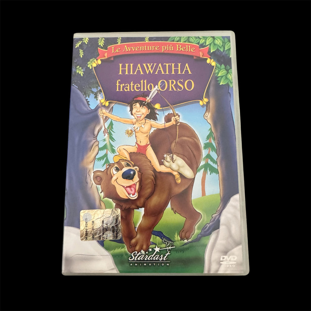 DVD Hiawatha Fratello Orso Stardust Le Avventure Più Belle Film d'Animazione USATO BUONE CONDIZIONI