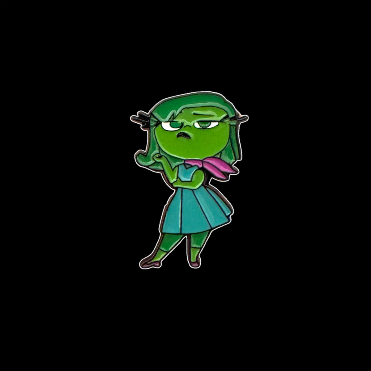 Spilletta Pin Disgusto Inside Out Variante Posa Disney Pixar