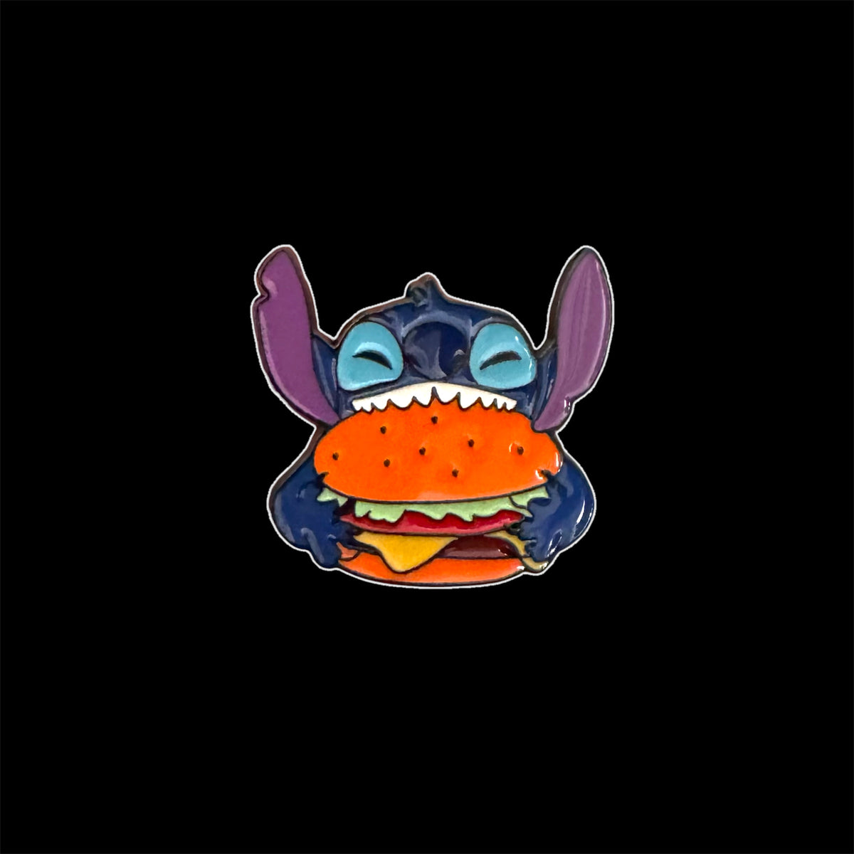 Spilletta Pin Stitch Mangia Hamburger Fast Food Lilo & Stitch Disney