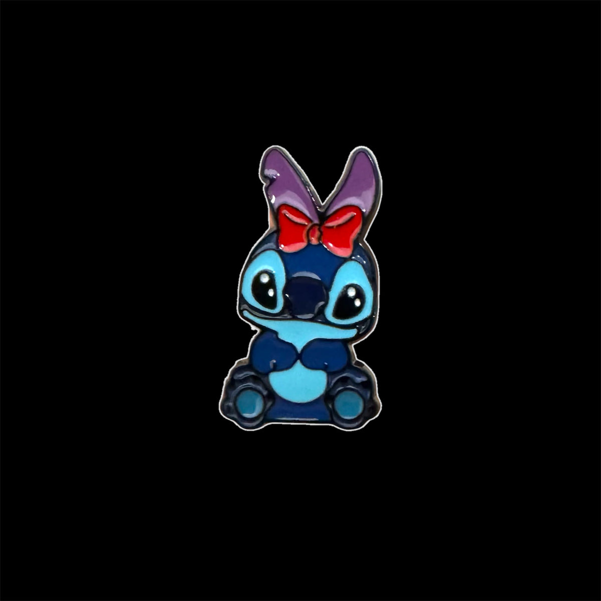 Spilletta Pin Stitch con Fiocco Rosso sulla Testa Lilo & Stitch Disney