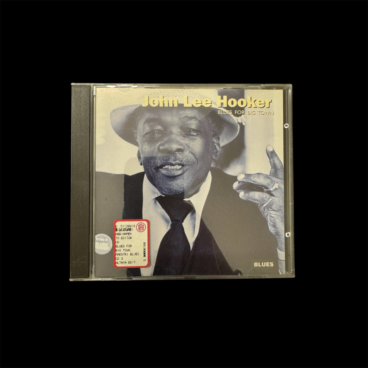 John Lee Hooker – Blues for Big Town CD Altaya, collana Maestri del Blues n. 3