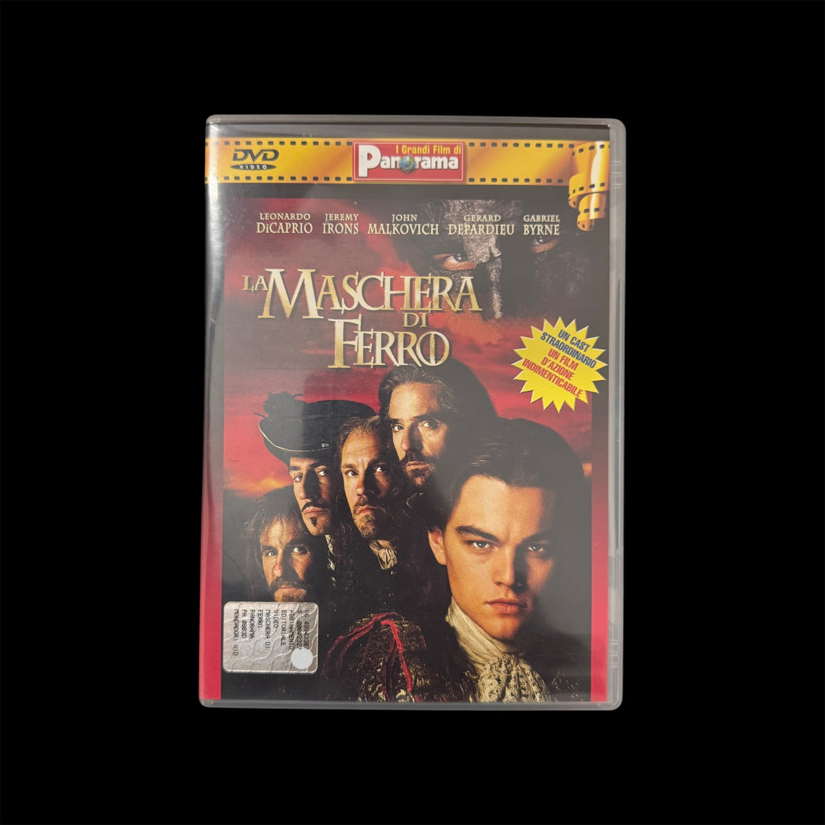 DVD La Maschera di Ferro – Leonardo DiCaprio, Jeremy Irons, John Malkovich, Gérard Depardieu, Gabriel Byrne – Film 1998 – I Grandi Film di Panorama