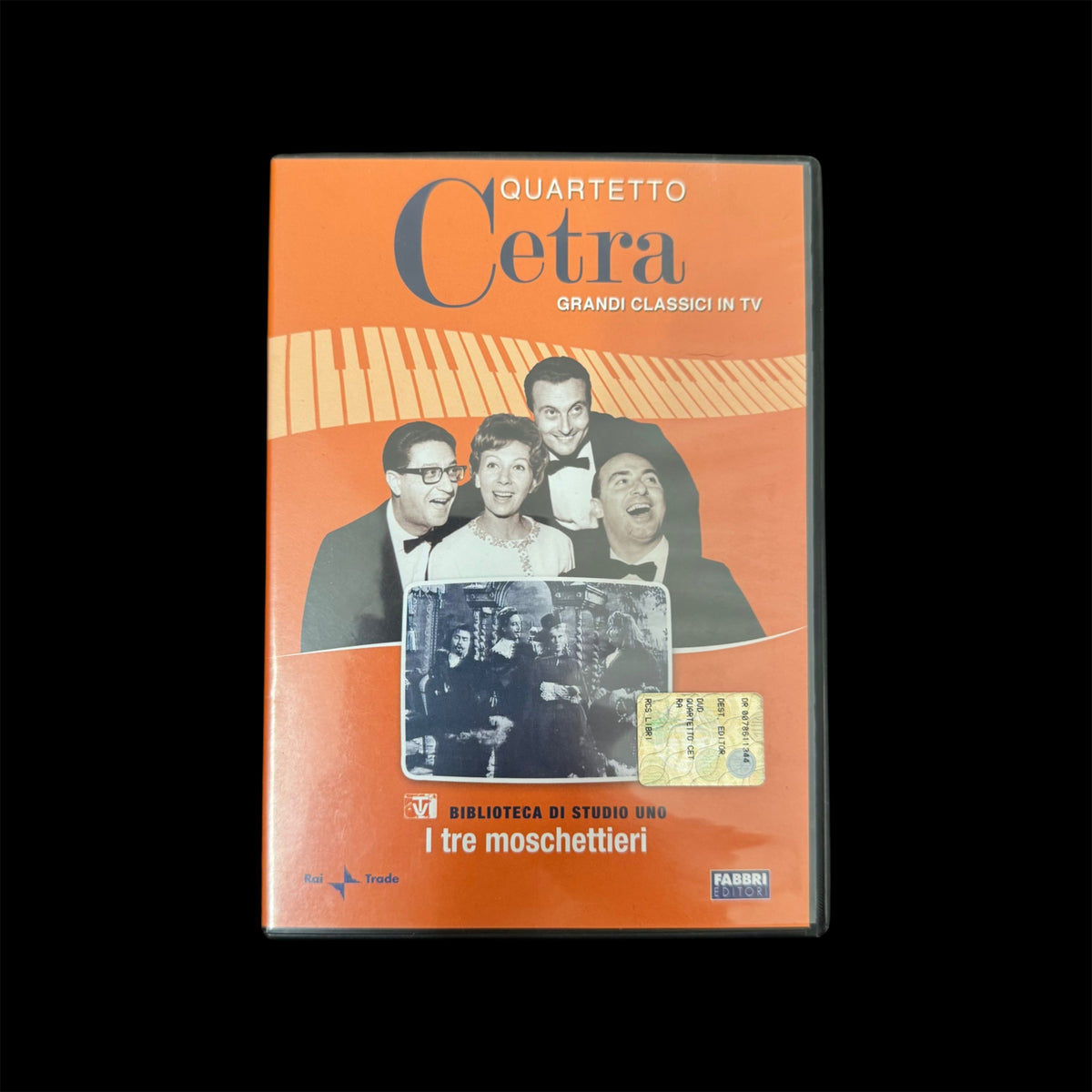 DVD Quartetto Cetra – I Tre Moschettieri – Biblioteca di Studio Uno – Grandi Classici in TV – Rai Trade Fabbri Editori