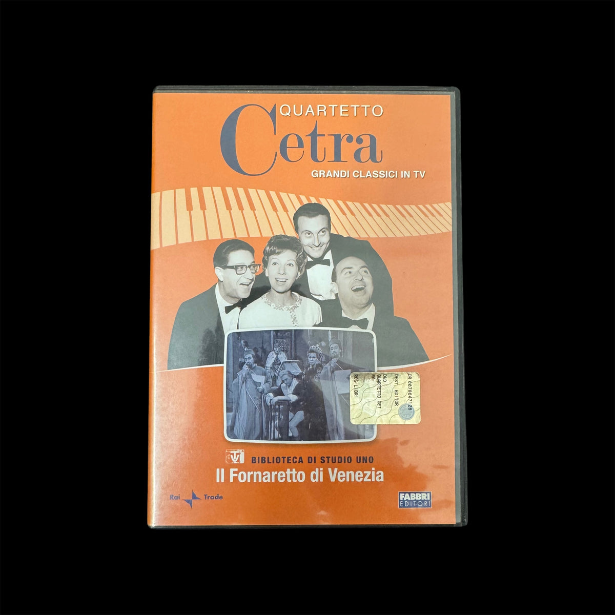 DVD Quartetto Cetra – Il Fornaretto di Venezia – Biblioteca di Studio Uno – Grandi Classici in TV – Rai Trade Fabbri Editori