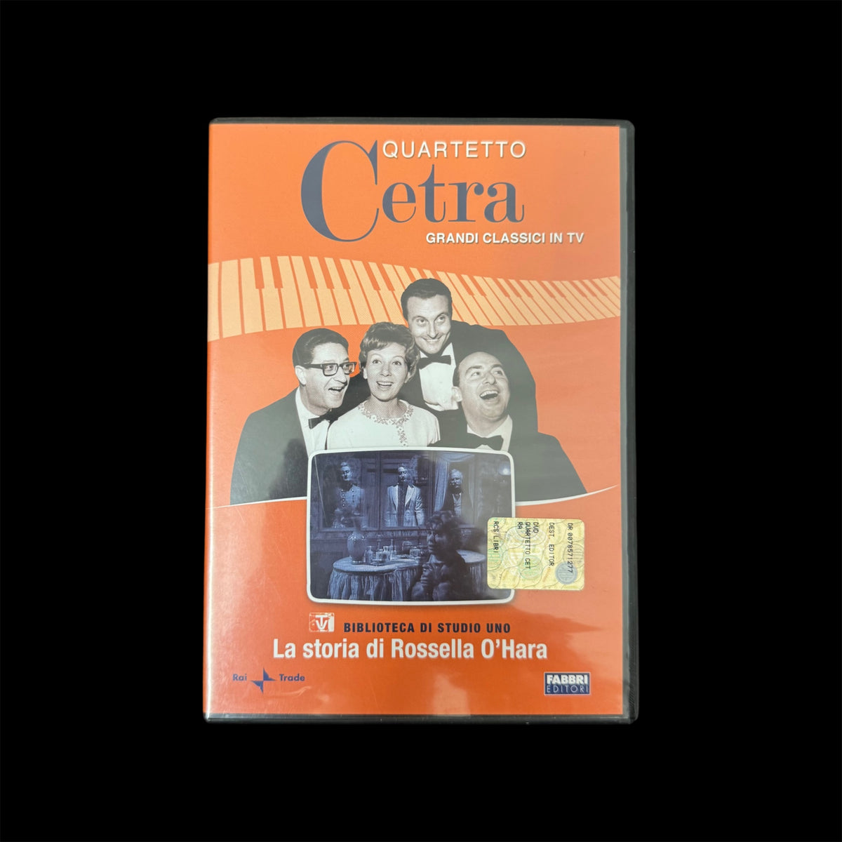DVD Quartetto Cetra – La Storia di Rossella O'Hara – Biblioteca di Studio Uno – Grandi Classici in TV – Rai Trade Fabbri Editori