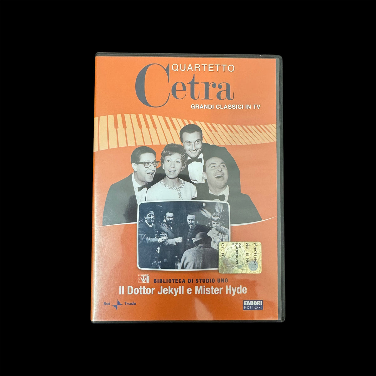 DVD Quartetto Cetra – Il Dottor Jekyll e Mister Hyde – Biblioteca di Studio Uno – Grandi Classici in TV – Rai Trade Fabbri Editori