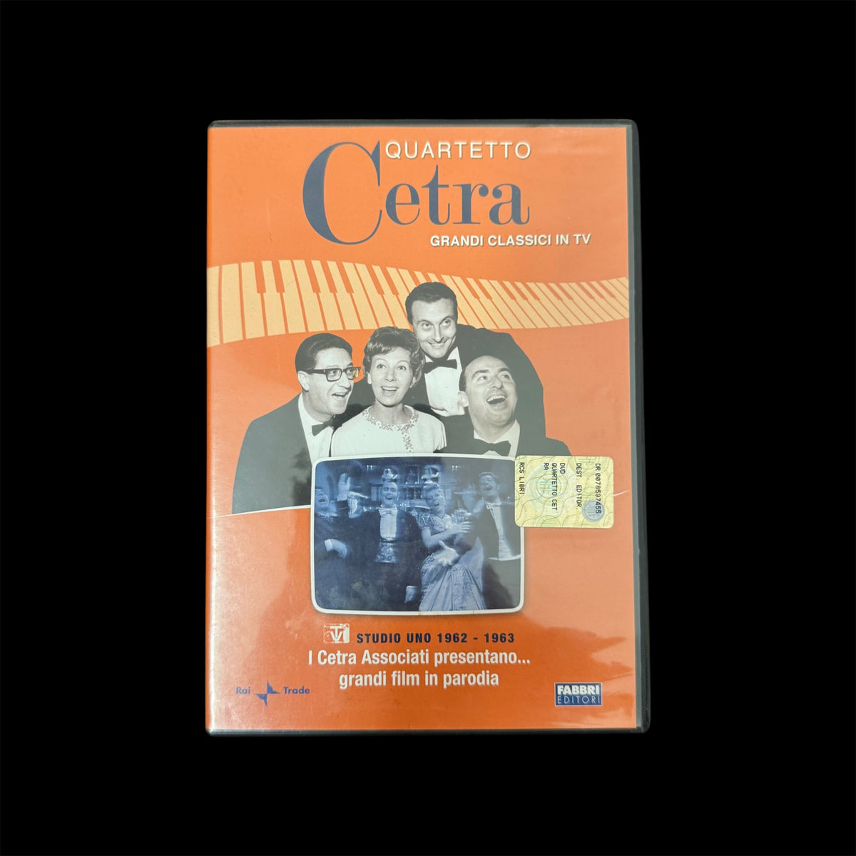 DVD Quartetto Cetra – I Cetra Associati presentano... Grandi Film in Parodia – Studio Uno 1962-1963 – Grandi Classici in TV – Rai Trade Fabbri Editori