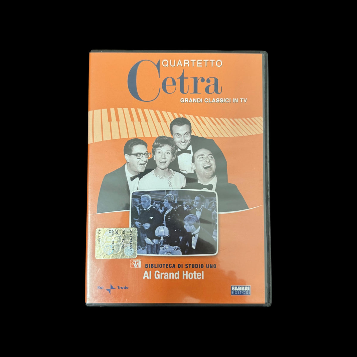 DVD Quartetto Cetra – Al Grand Hotel – Biblioteca di Studio Uno – Grandi Classici in TV – Rai Trade Fabbri Editori