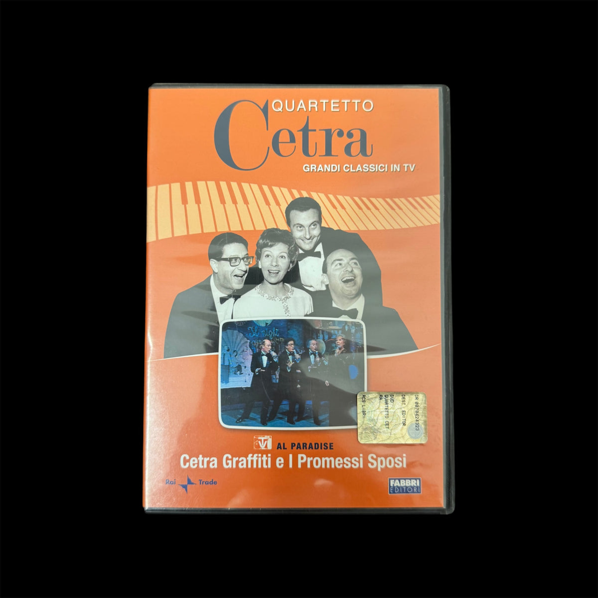 DVD Quartetto Cetra – Al Paradise – Cetra Graffiti e I Promessi Sposi – Grandi Classici in TV – Rai Trade Fabbri Editori