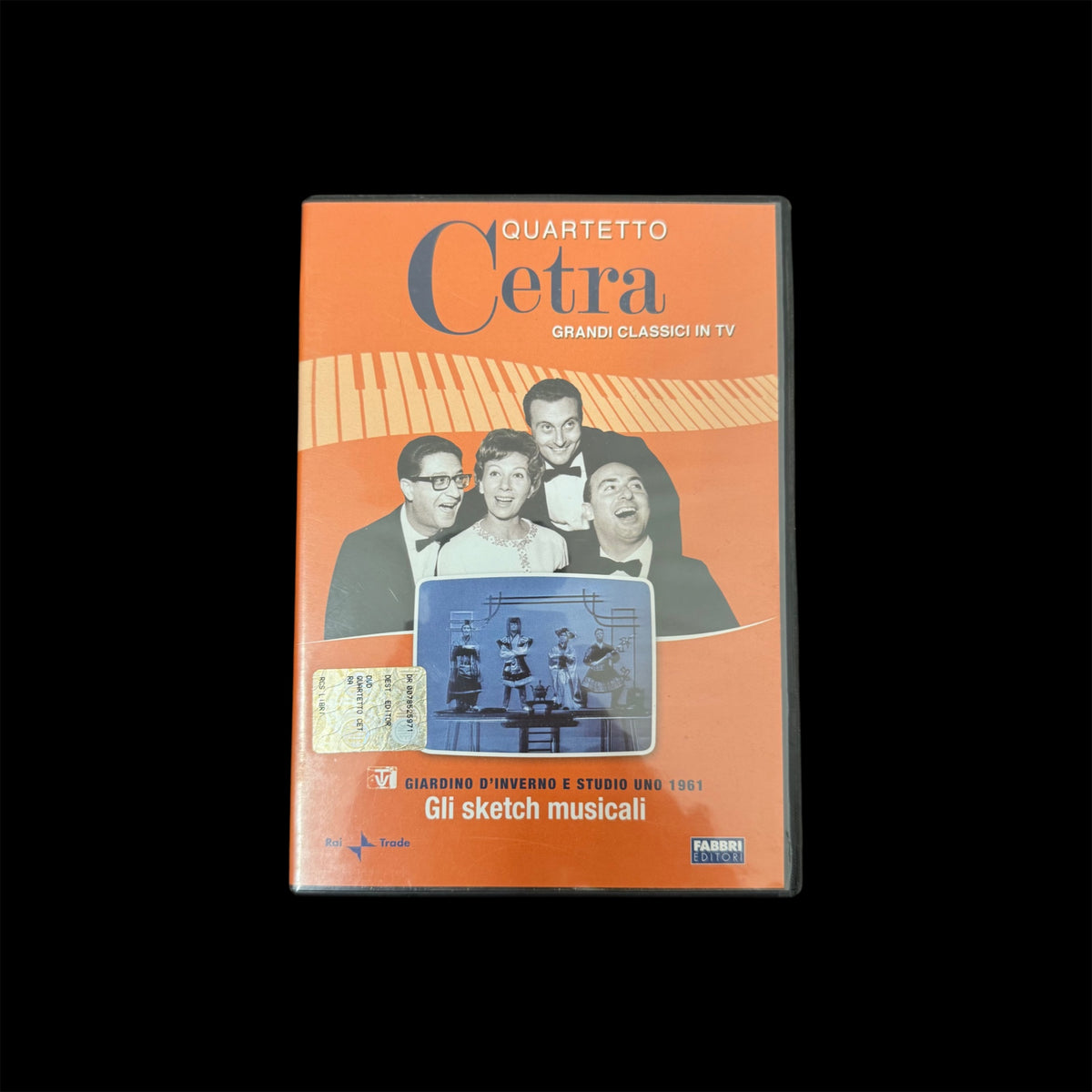 DVD Quartetto Cetra – Gli Sketch Musicali – Giardino d'Inverno e Studio Uno 1961 – Grandi Classici in TV – Rai Trade Fabbri Editori