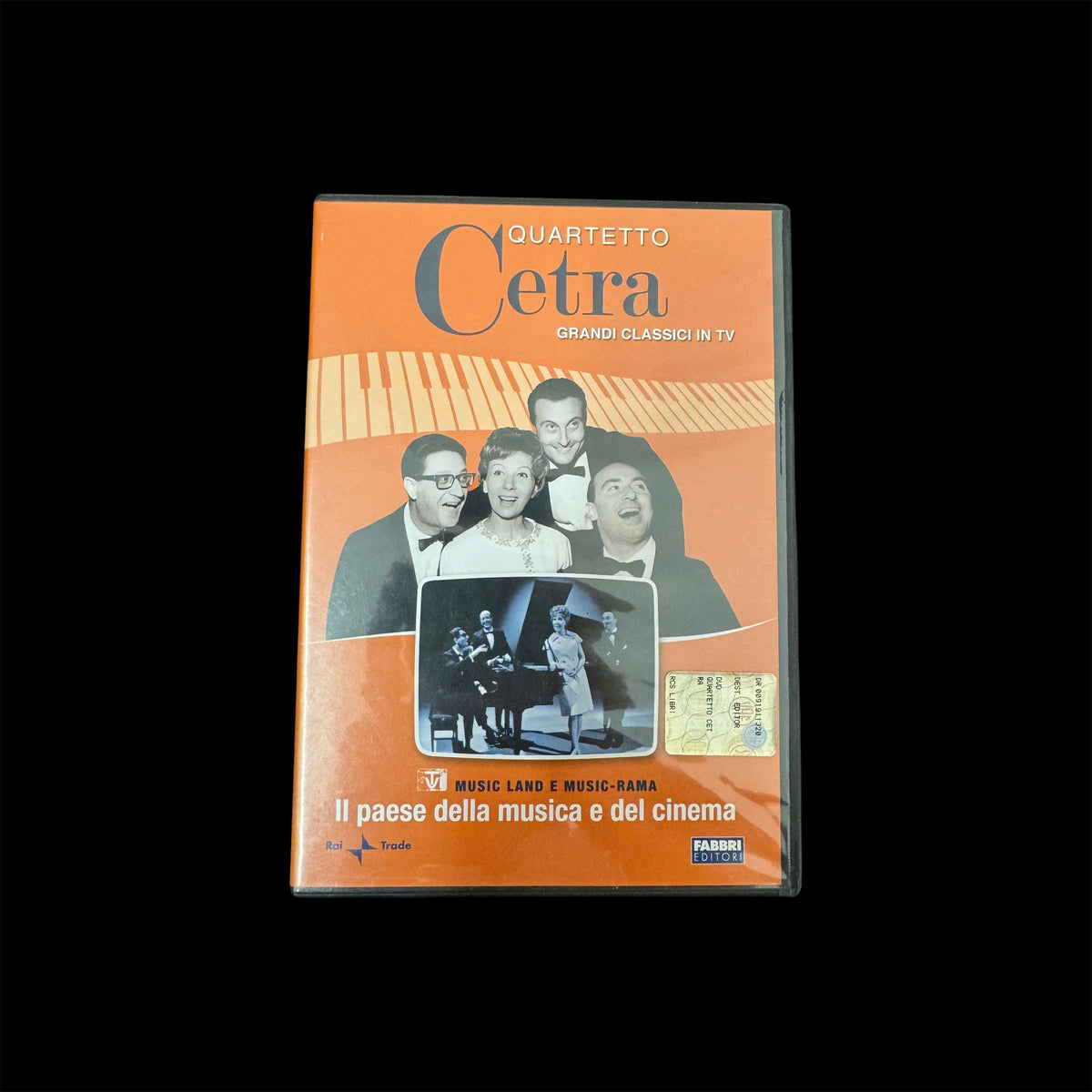 DVD Quartetto Cetra – Music Land e Music-Rama – Il Paese della Musica e del Cinema – Grandi Classici in TV – Rai Trade Fabbri Editori