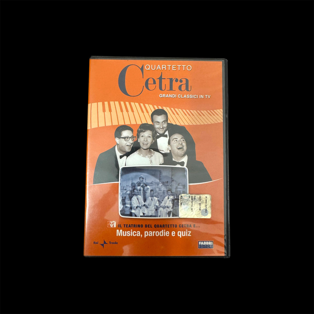 DVD Quartetto Cetra – Il Teatrino del Quartetto Cetra e... Musica, Parodie e Quiz – Grandi Classici in TV – Rai Trade Fabbri Editori