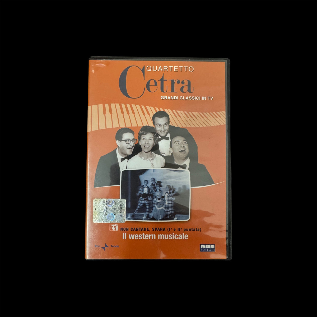 DVD Quartetto Cetra – Non Cantare, Spara (I e II Puntata) – Il Western Musicale – Grandi Classici in TV – Rai Trade Fabbri Editori