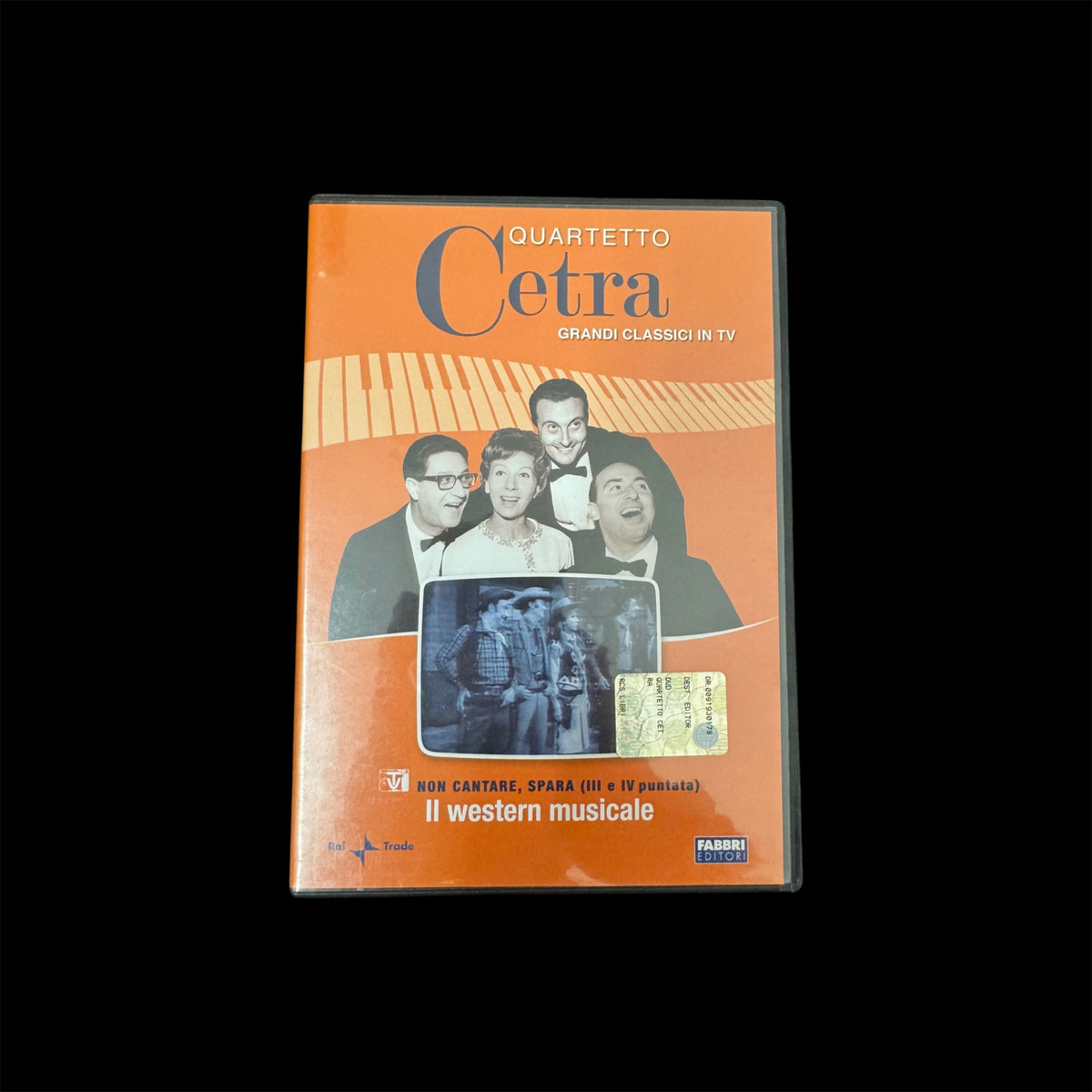 DVD Quartetto Cetra – Non Cantare, Spara (III e IV Puntata) – Il Western Musicale – Grandi Classici in TV – Rai Trade Fabbri Editori