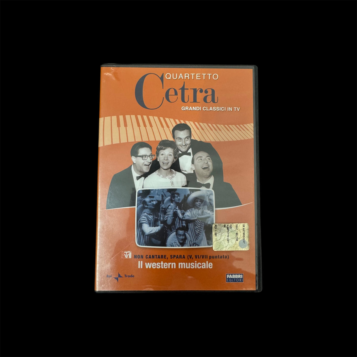 DVD Quartetto Cetra – Non Cantare, Spara (V, VI e VII Puntata) – Il Western Musicale – Grandi Classici in TV – Rai Trade Fabbri Editori