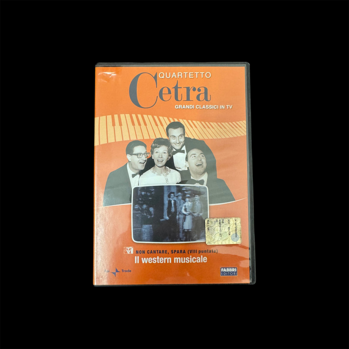 DVD Quartetto Cetra – Non Cantare, Spara (VIII Puntata) – Il Western Musicale – Grandi Classici in TV – Rai Trade Fabbri Editori