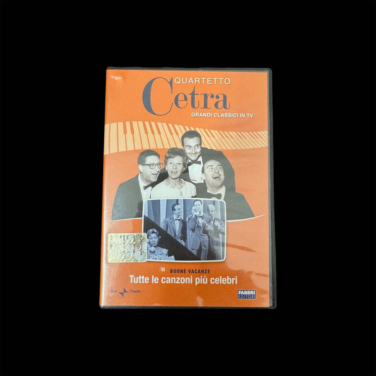 DVD Quartetto Cetra – Buone Vacanze – Tutte le Canzoni Più Celebri – Grandi Classici in TV – Rai Trade Fabbri Editori