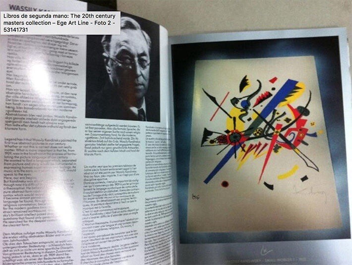 Tappeto d'Arte "Piccoli Mondi I" After Wassily Kandinsky per Ege Art Line anni '80