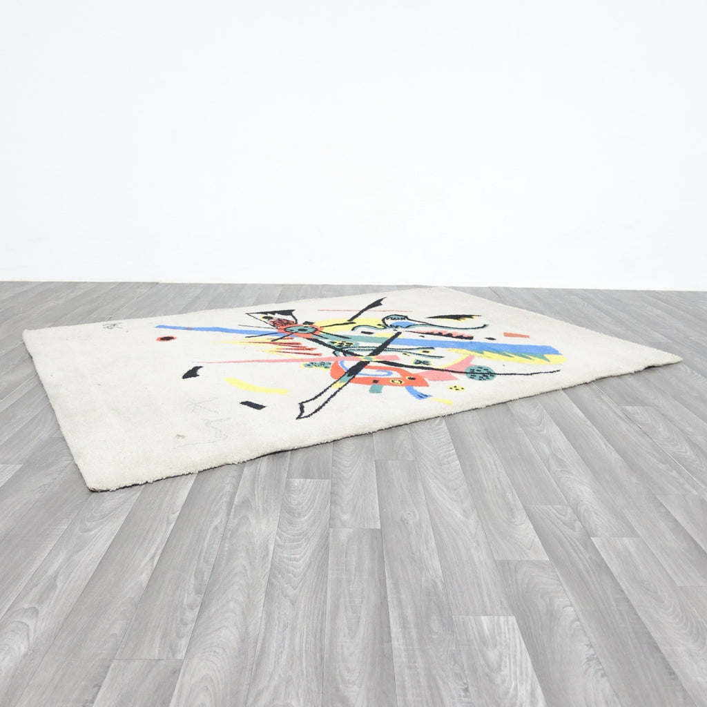 Tappeto d'Arte "Piccoli Mondi I" After Wassily Kandinsky per Ege Art Line anni '80