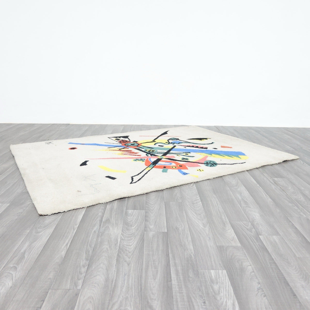 Tappeto d'Arte "Piccoli Mondi I" After Wassily Kandinsky per Ege Art Line anni '80