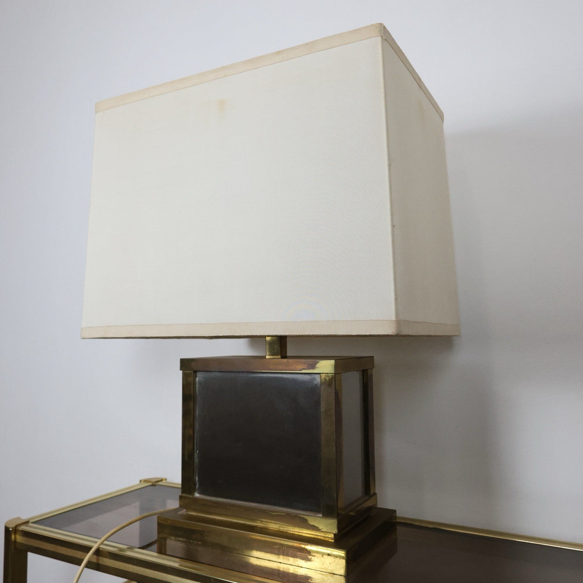 Lampada da Tavolo Hollywood Regency di Liwan's Roma anni '70