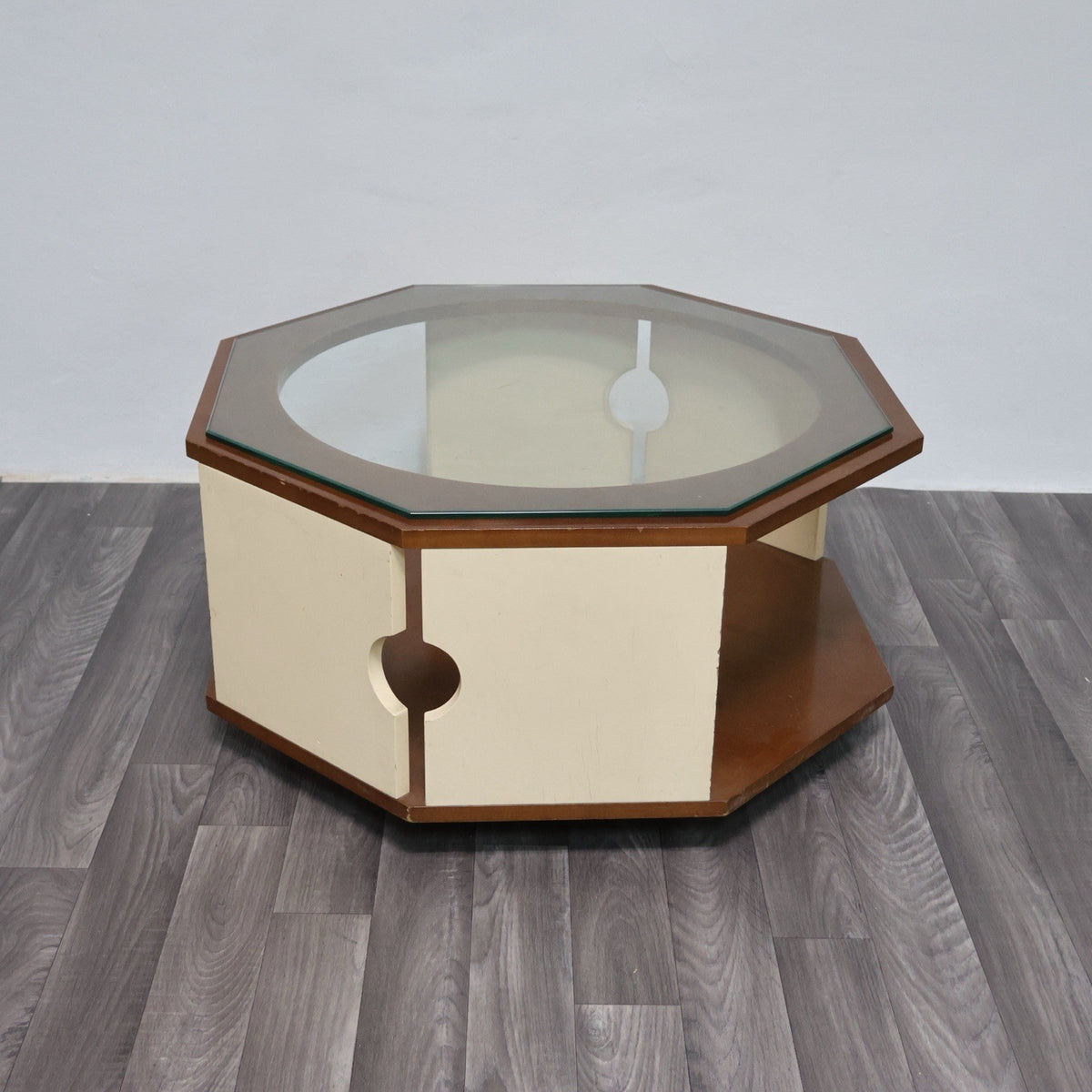Tavolino da Caffè Ottagonale Space Age anni '70
