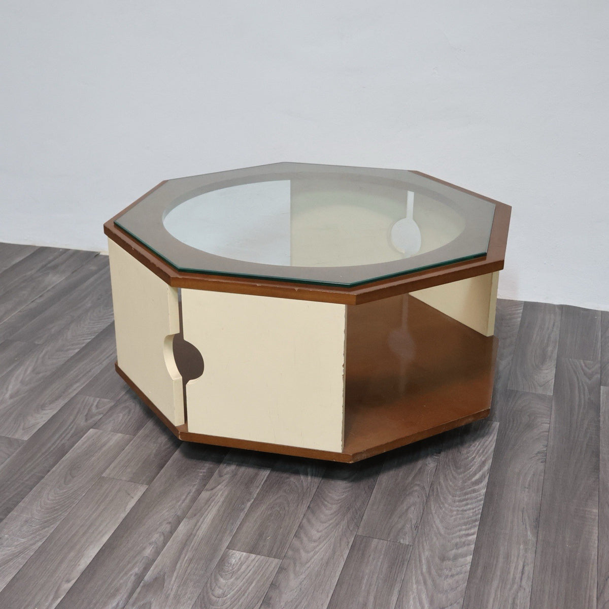 Tavolino da Caffè Ottagonale Space Age anni '70