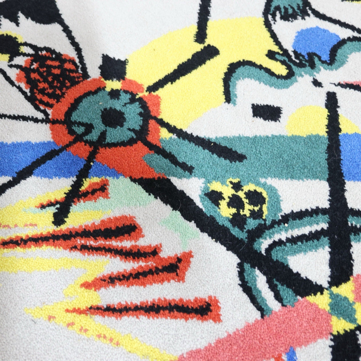 Tappeto d'Arte "Piccoli Mondi I" After Wassily Kandinsky per Ege Art Line anni '80