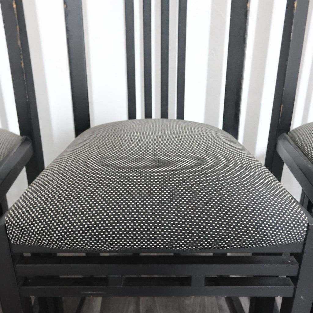 Giorgetti Tris Sedie Tronetto in Legno 1970’s Design Modernariato