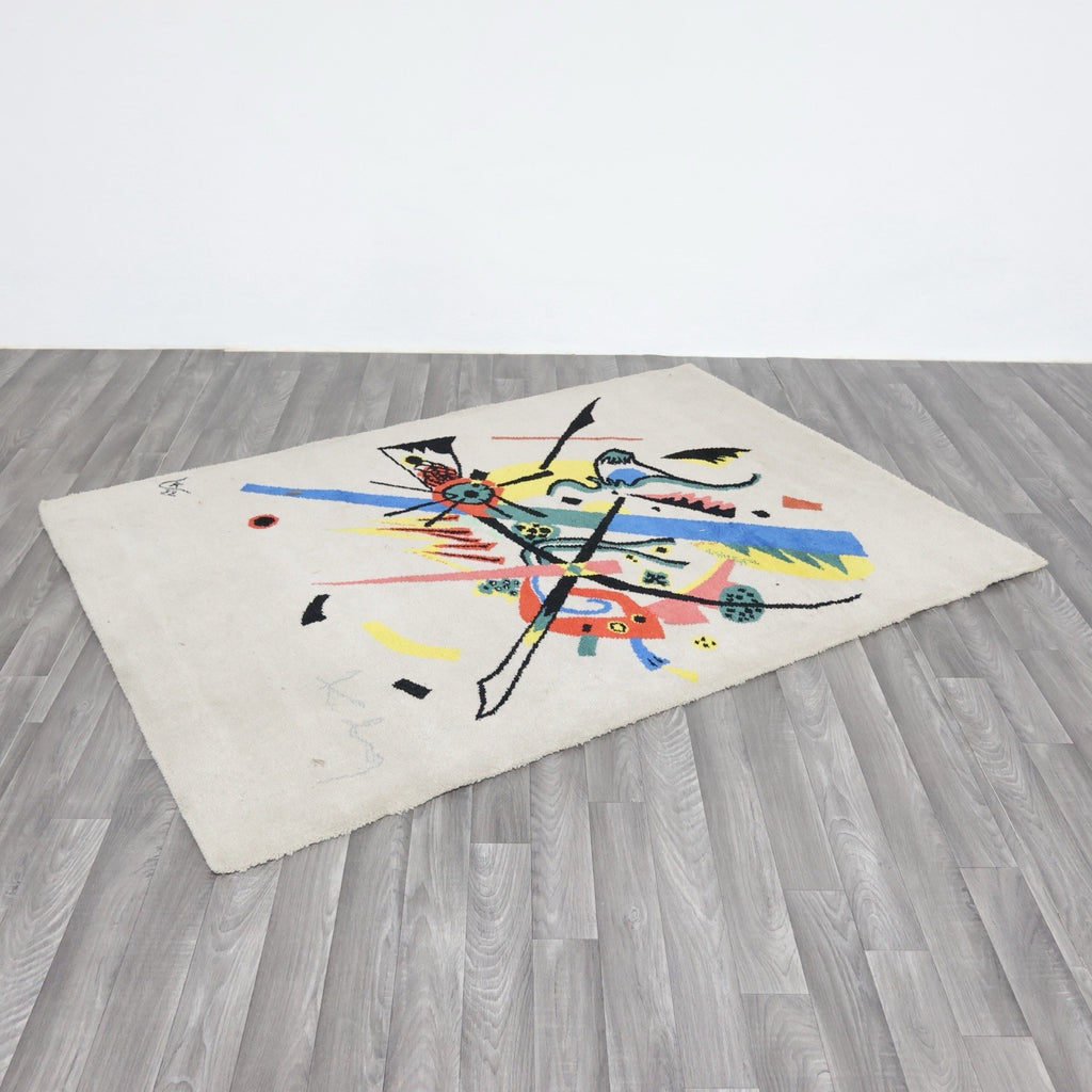 Tappeto d'Arte "Piccoli Mondi I" After Wassily Kandinsky per Ege Art Line anni '80