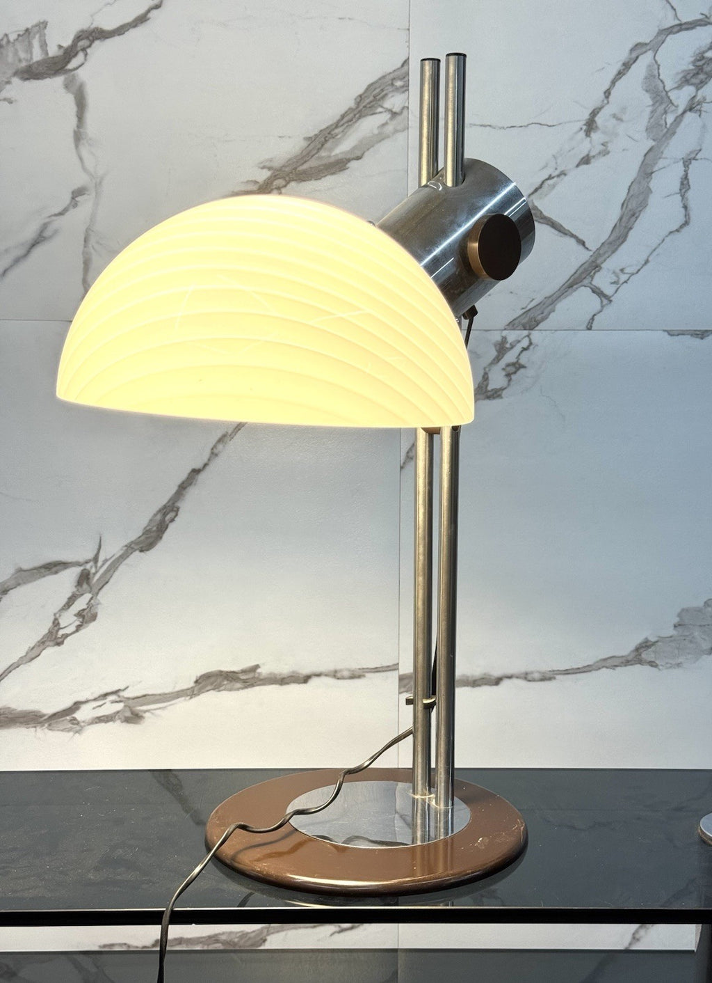 Lampada da Tavolo Regolabile Space Age di Zonca anni '70