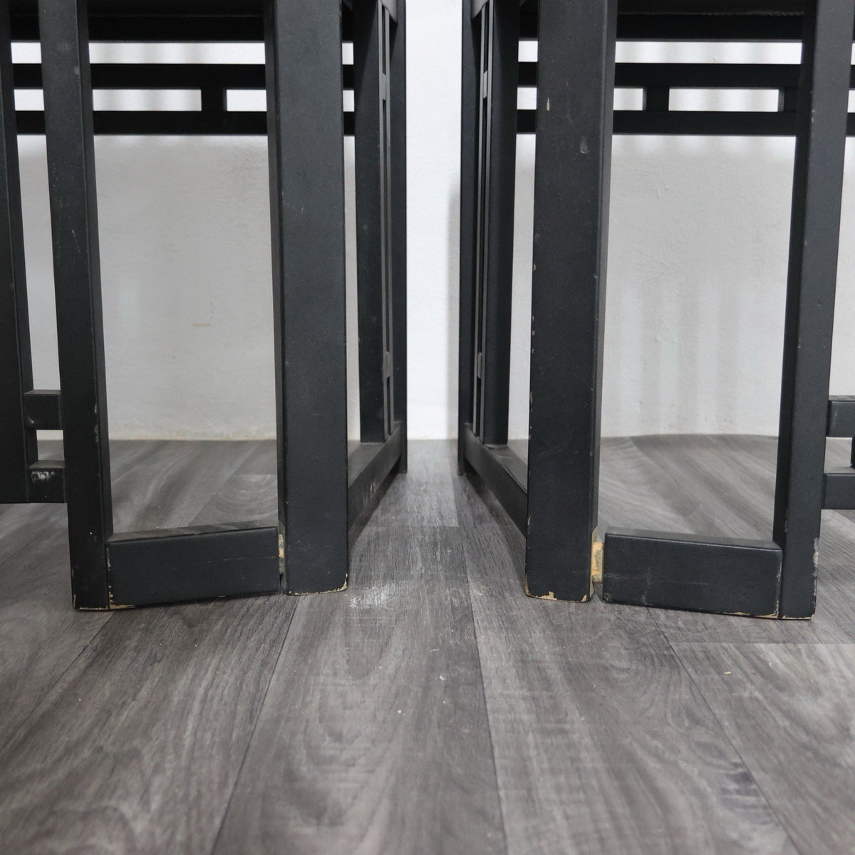 Giorgetti Tris Sedie Tronetto in Legno 1970’s Design Modernariato