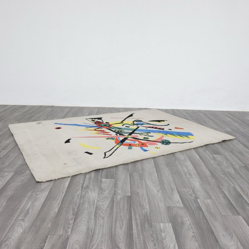 Tappeto d'Arte "Piccoli Mondi I" After Wassily Kandinsky per Ege Art Line anni '80