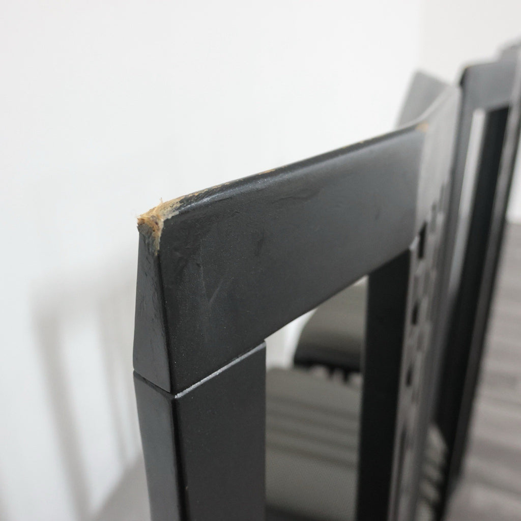 Giorgetti Tris Sedie Tronetto in Legno 1970’s Design Modernariato