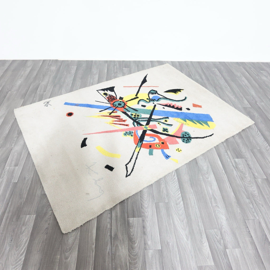 Tappeto d'Arte "Piccoli Mondi I" After Wassily Kandinsky per Ege Art Line anni '80