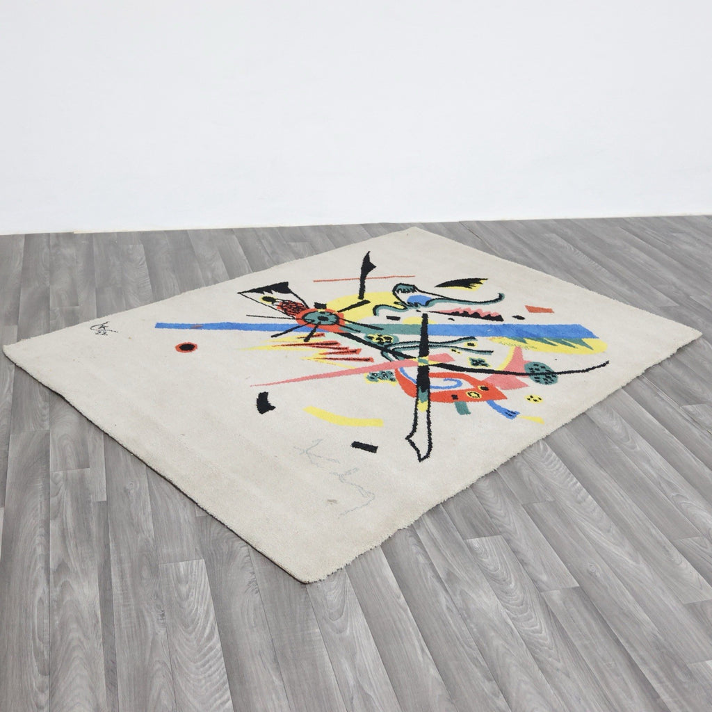 Tappeto d'Arte "Piccoli Mondi I" After Wassily Kandinsky per Ege Art Line anni '80
