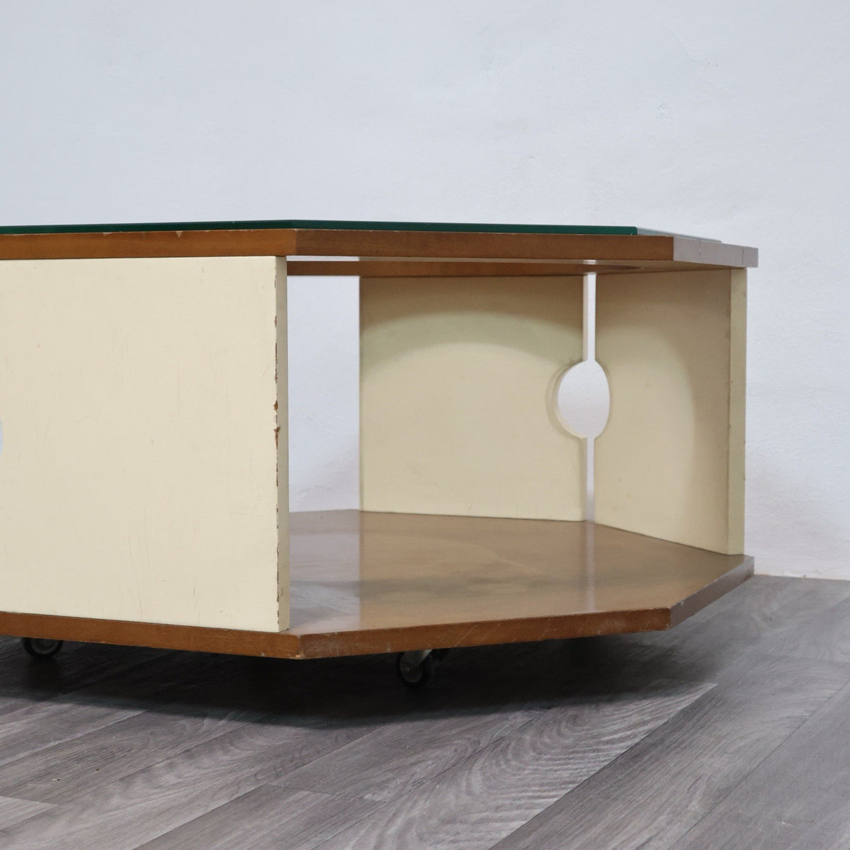 Tavolino da Caffè Ottagonale Space Age anni '70