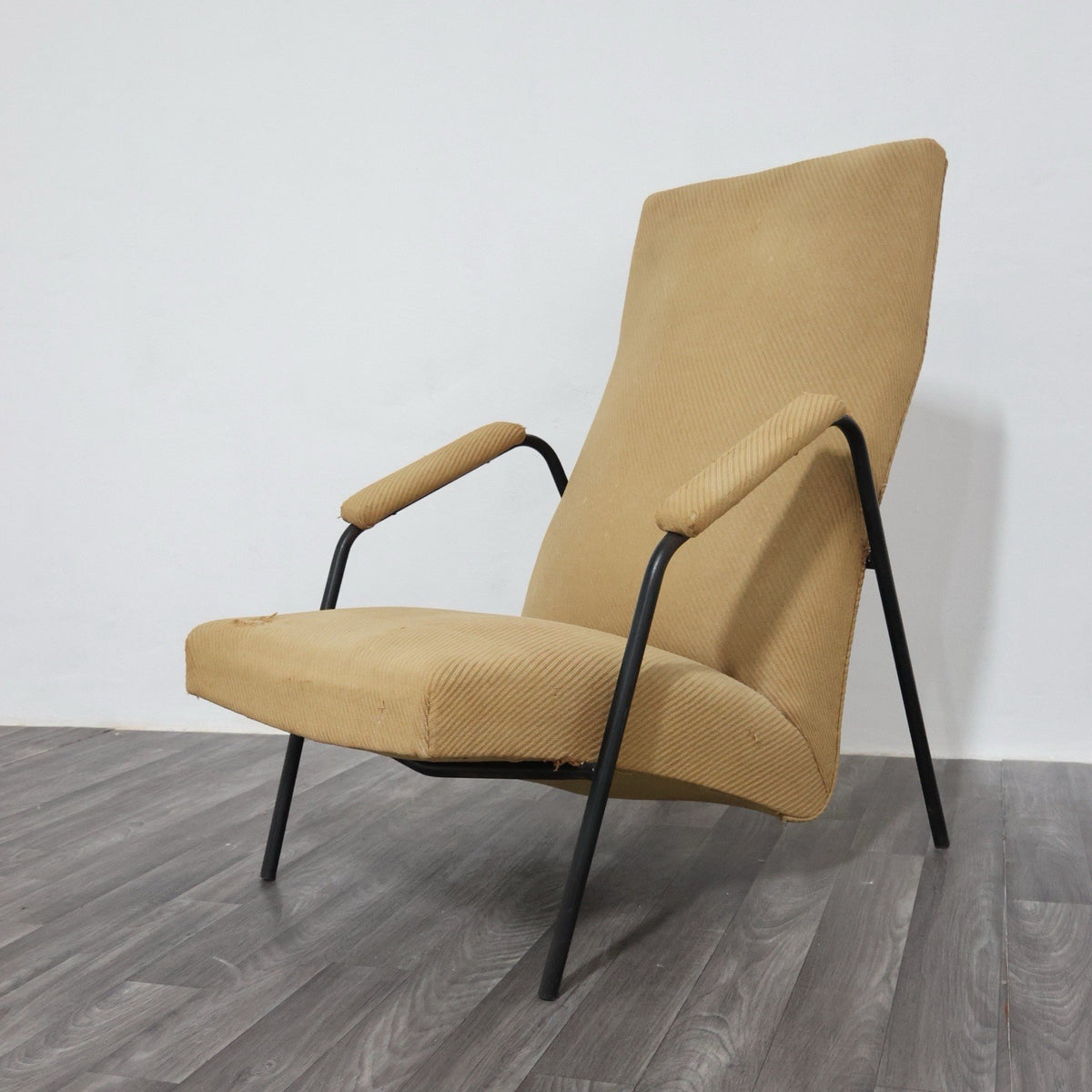 Alf Svensson attr. Ljung Industrier anni '50 Coppia di Poltrone Lounge Vintage Mid-Century dal Design Scandinavo