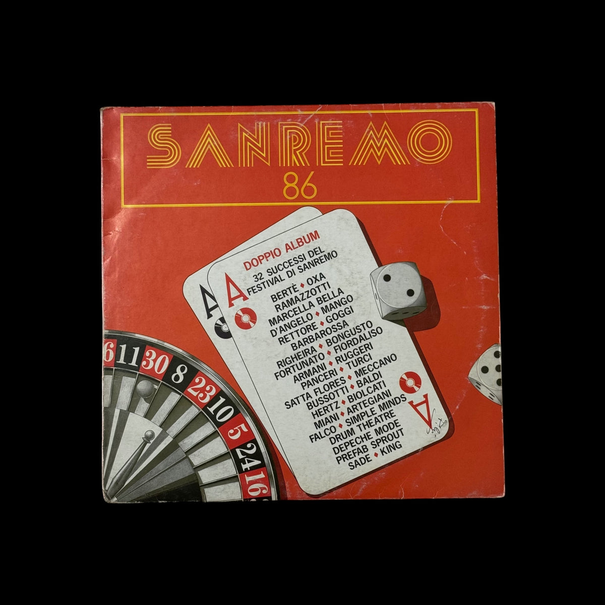 Vinile 33 Giri Artisti Vari – Sanremo 86 (Dischi Ricordi – STVL 6348 - 1986)