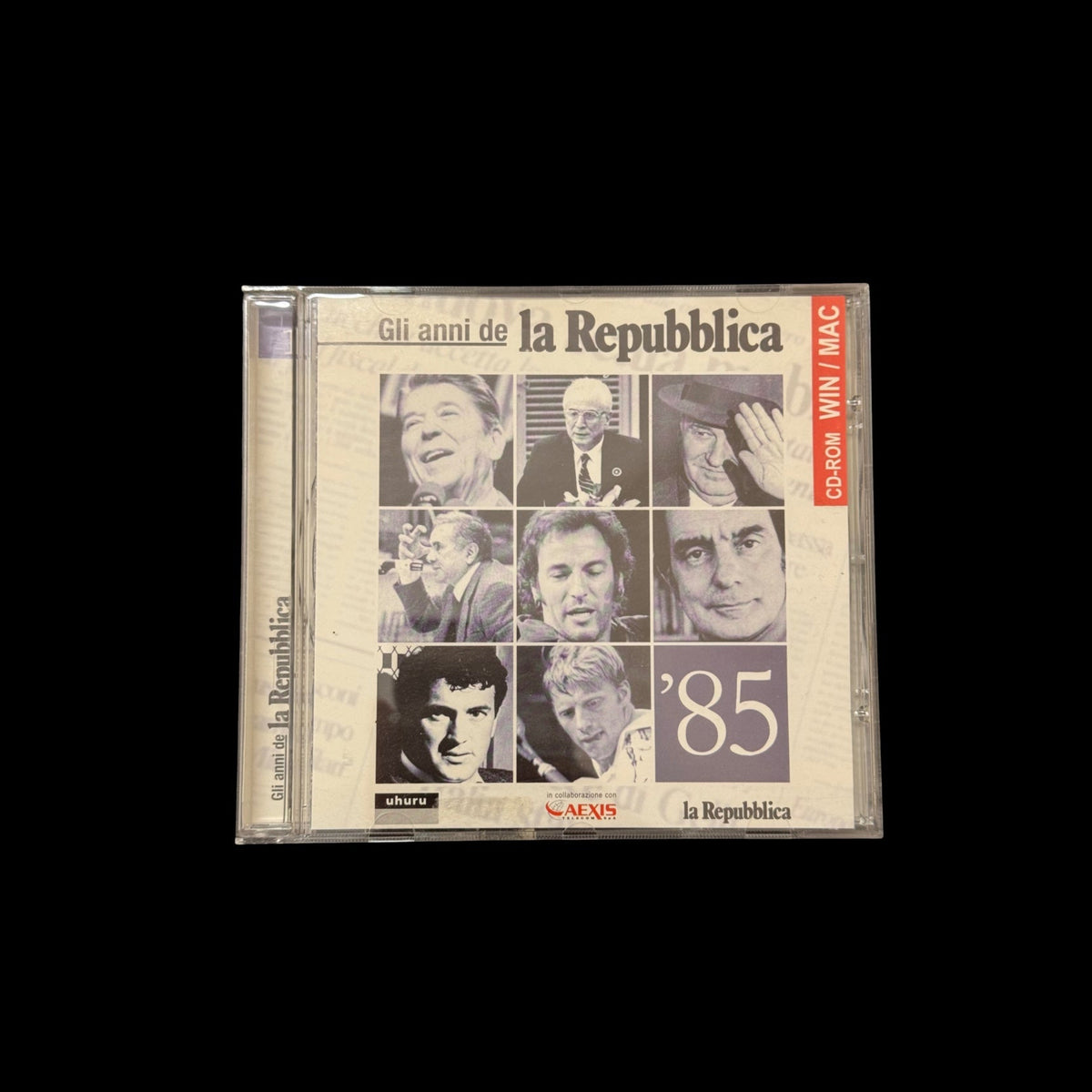 CD-ROM Gli Anni de la Repubblica '85 Archivio Storico Multimediale Originale
