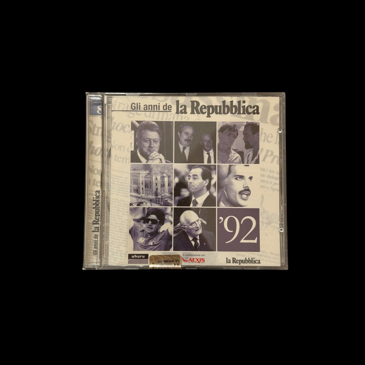 CD-ROM Gli Anni de la Repubblica '92 Archivio Storico Multimediale Originale