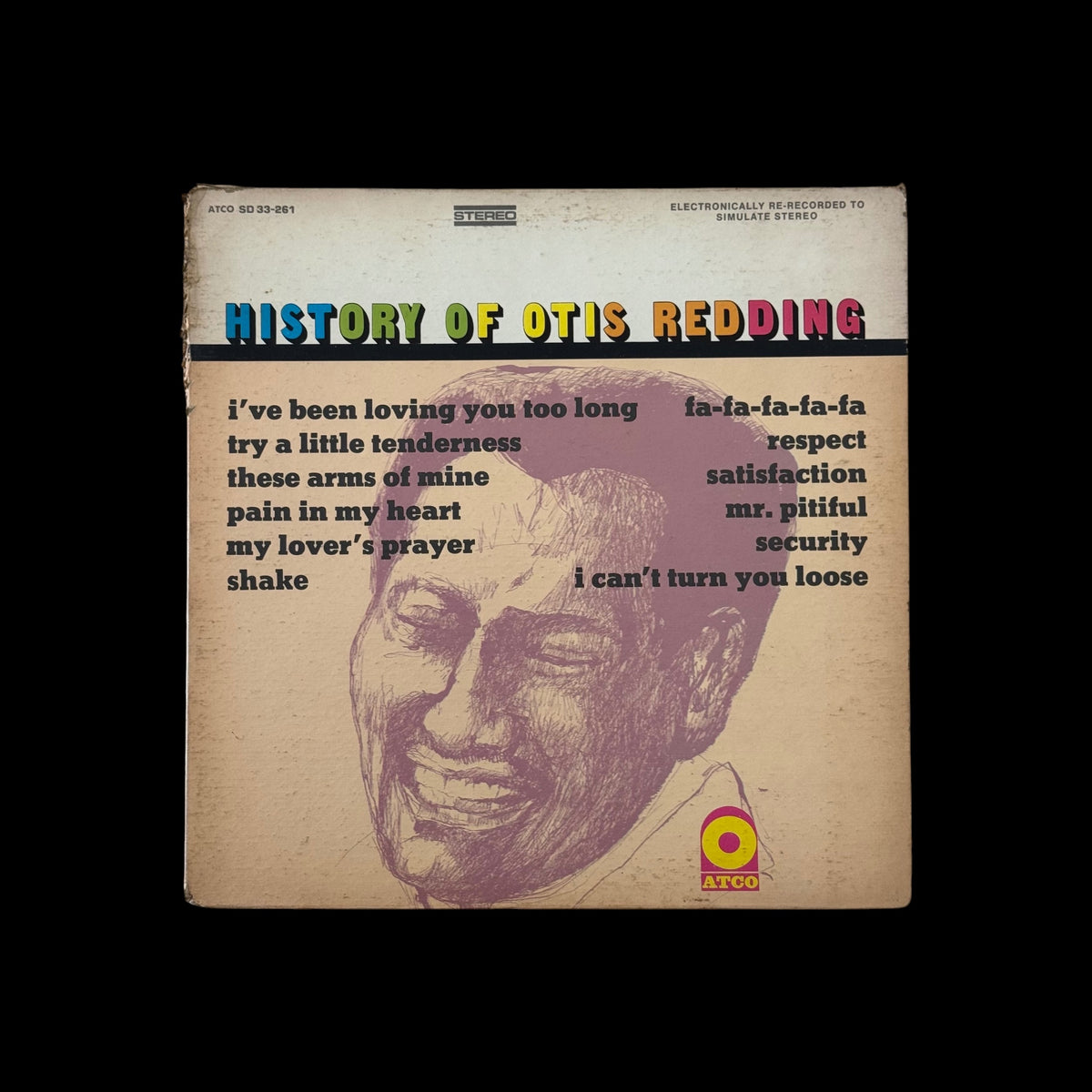 Vinile 33 Giri Otis Redding – History Of Otis Redding (ATCO Records – SD 33-261)