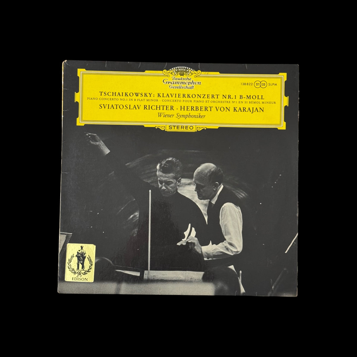 Vinile 33 Giri Sviatoslav Richter, Herbert von Karajan, Wiener Symphoniker – Tschaikowsky: Klavierkonzert Nr. 1 B-moll (Deutsche Grammophon – 138 822 SLPM)