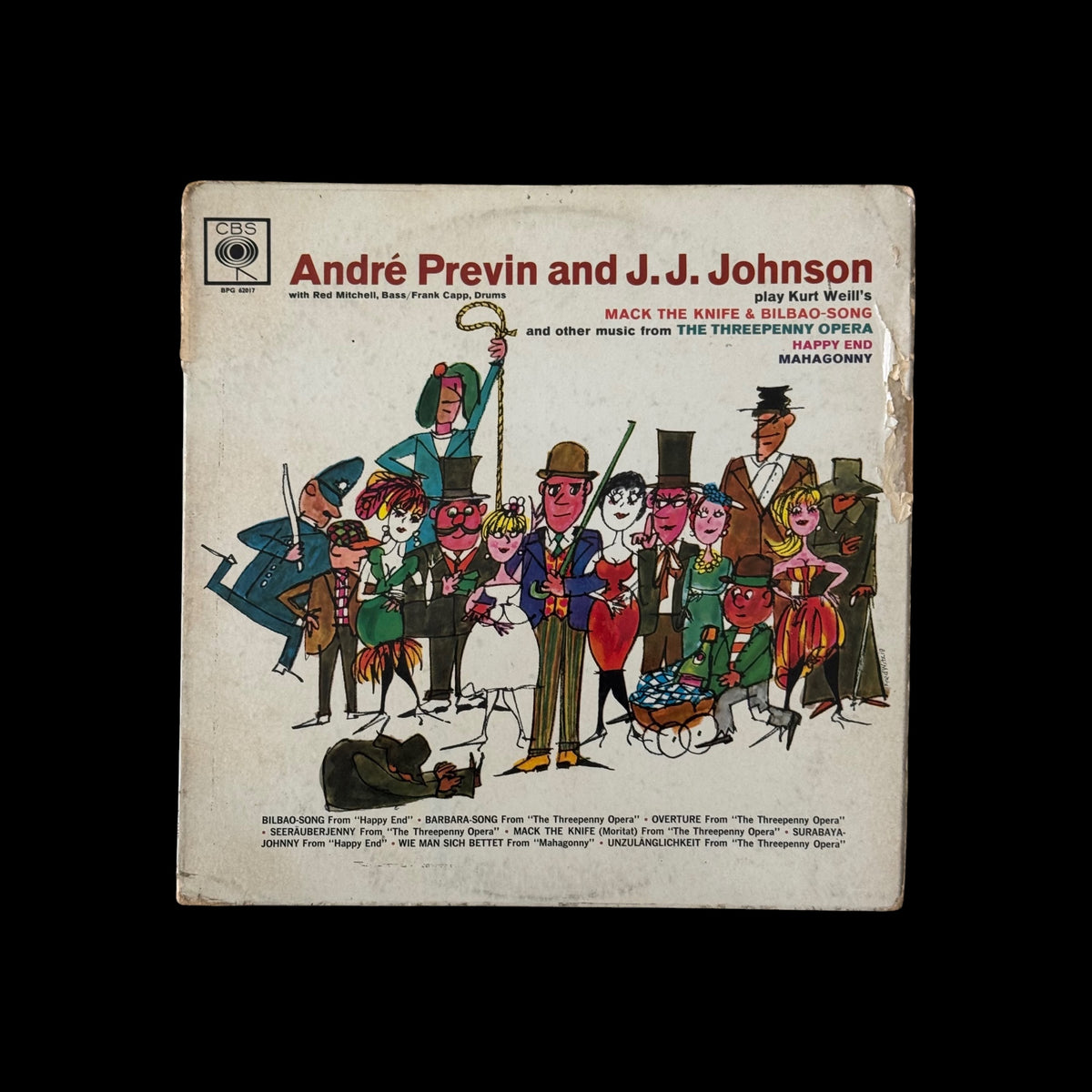 Vinile 33 Giri André Previn and J. J. Johnson - Play Kurt Weill's Mack The Knife & Bilbao-Song (CBS)