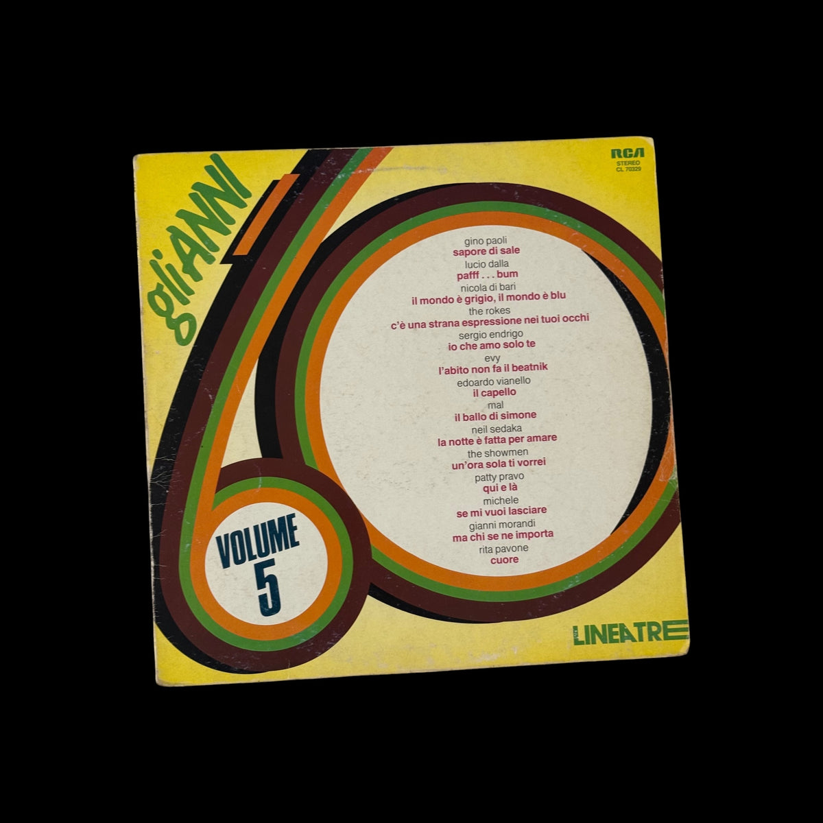 Vinile 33 Giri Artisti Vari - Gli Anni '60 Volume 5 (RCA Lineatre - 1984)