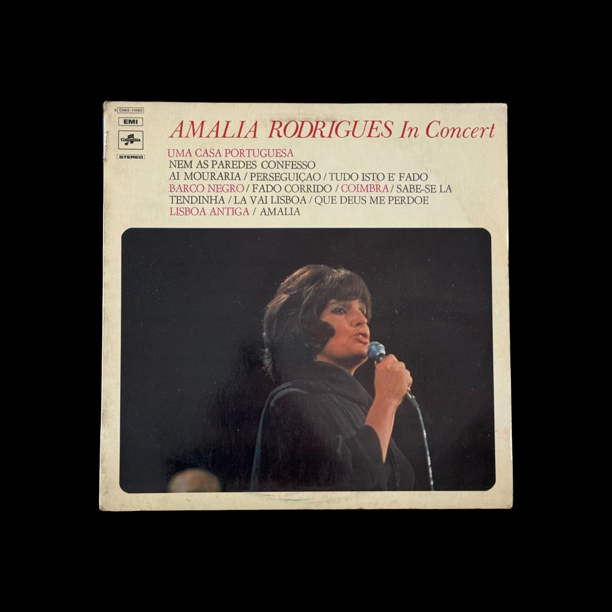 Vinile 33 Giri Amália Rodrigues - Amalia Rodrigues In Concert (Stampa Italiana EMI / Columbia)